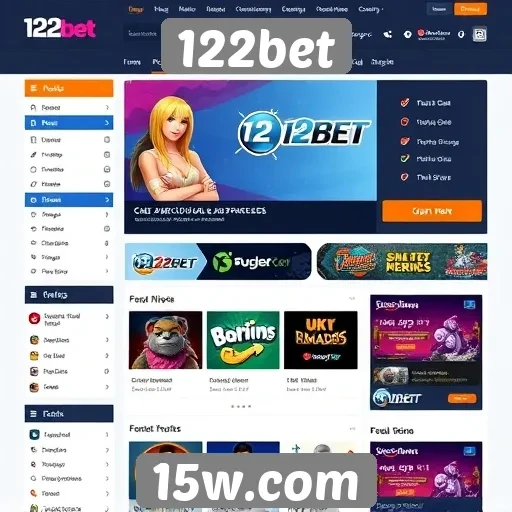 Facilidade de uso da interface do site 122bet