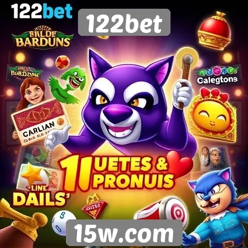 Variedade de jogos oferecidos no 122bet